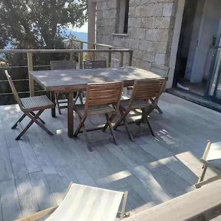 Meuble De Tourisme Avec Terrasse Vue Montagne Apartment Grossa Exterior photo