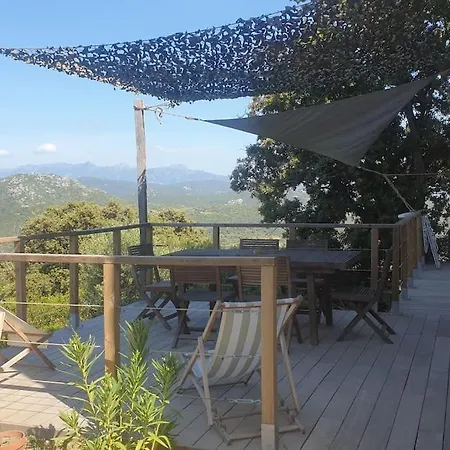Meuble De Tourisme Avec Terrasse Vue Montagne Apartment Grossa Exterior photo