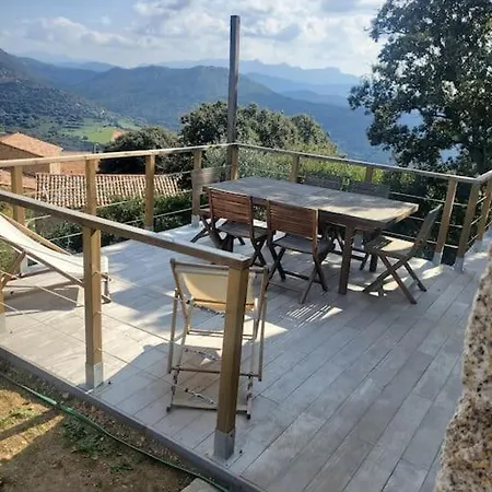Meuble De Tourisme Avec Terrasse Vue Montagne Apartment Grossa Exterior photo